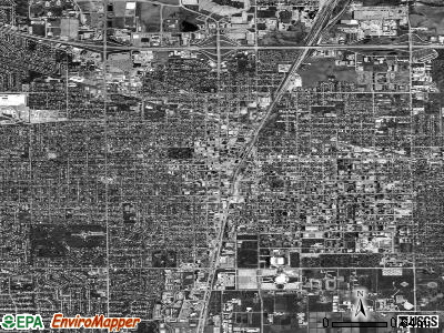 Zip code 61820 satellite photo by USGS
