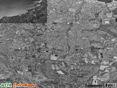 Zip code 07730 satellite photo by USGS