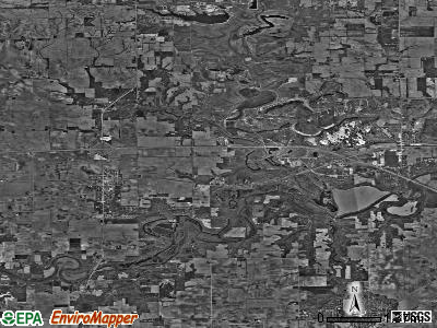 Zip code 61858 satellite photo by USGS