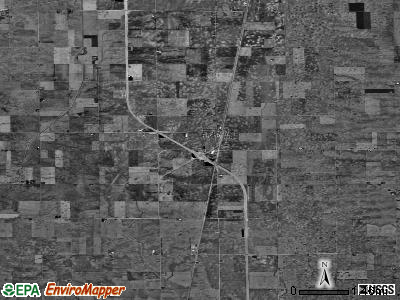 Zip code 61863 satellite photo by USGS