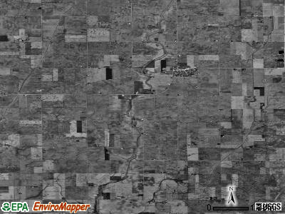 Zip code 61872 satellite photo by USGS
