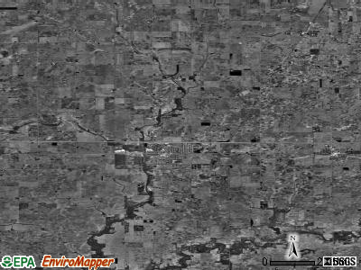 Zip code 61873 satellite photo by USGS
