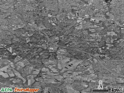 Zip code 07733 satellite photo by USGS