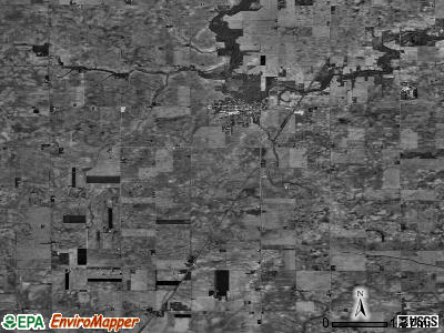 Zip code 61877 satellite photo by USGS