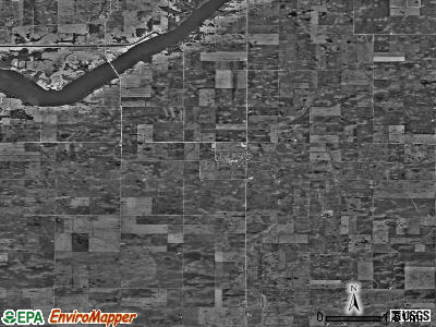 Zip code 61882 satellite photo by USGS