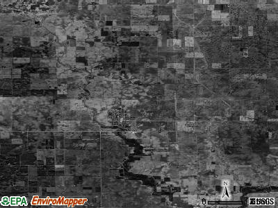 Zip code 61913 satellite photo by USGS