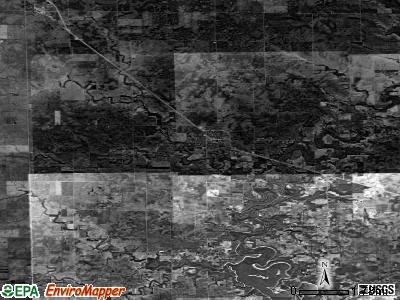 Zip code 61914 satellite photo by USGS