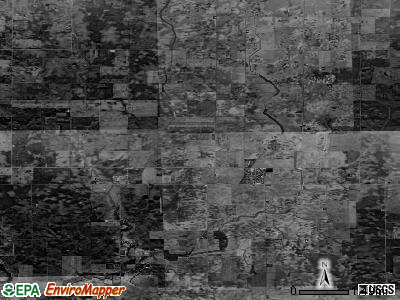 Zip code 61929 satellite photo by USGS
