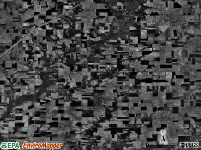 Zip code 62001 satellite photo by USGS