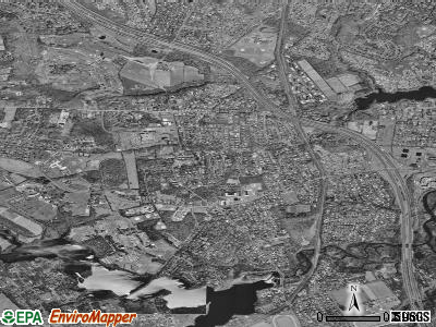 Zip code 07738 satellite photo by USGS