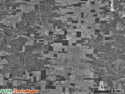 Zip code 62019 satellite photo by USGS