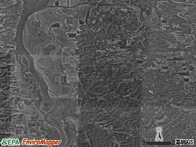 Zip code 62031 satellite photo by USGS
