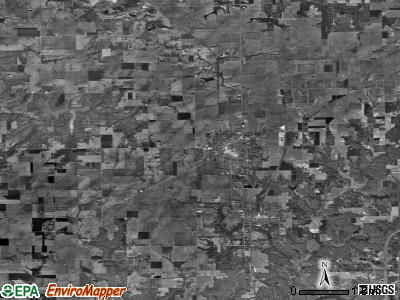 Zip code 62033 satellite photo by USGS