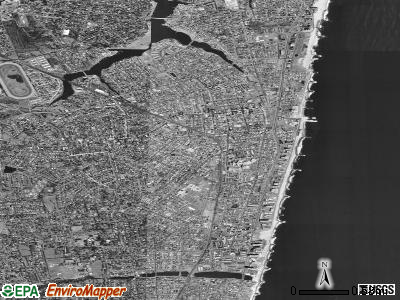 Zip code 07740 satellite photo by USGS
