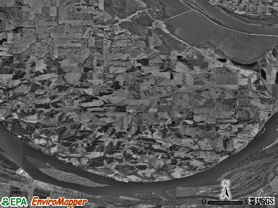 Zip code 62036 satellite photo by USGS
