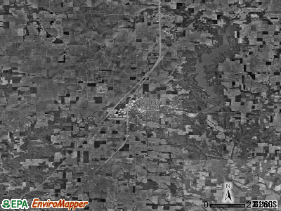 Zip code 62056 satellite photo by USGS