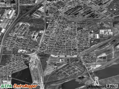 Zip code 62060 satellite photo by USGS