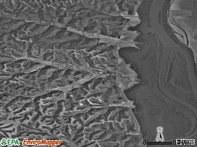 Zip code 62065 satellite photo by USGS