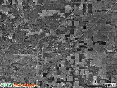 Zip code 62069 satellite photo by USGS