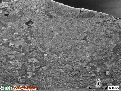 Zip code 07748 satellite photo by USGS