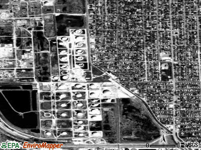 Zip code 62084 satellite photo by USGS