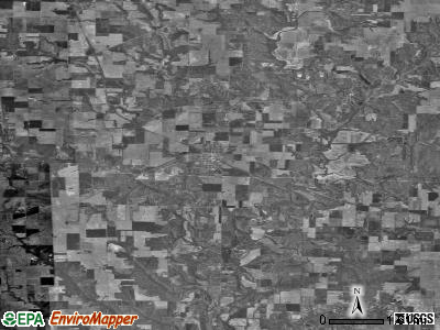 Zip code 62088 satellite photo by USGS