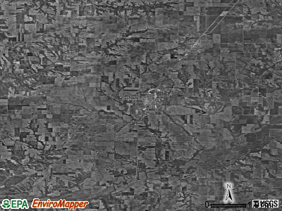 Zip code 62092 satellite photo by USGS