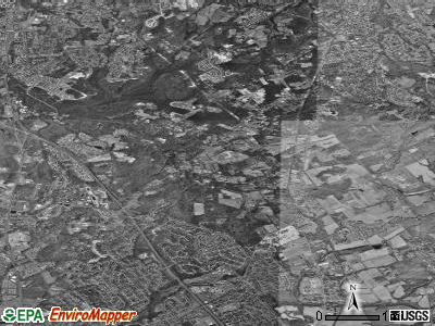 Zip code 07751 satellite photo by USGS