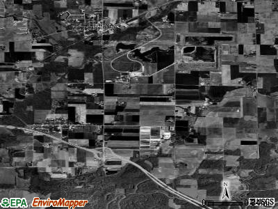 Zip code 62215 satellite photo by USGS