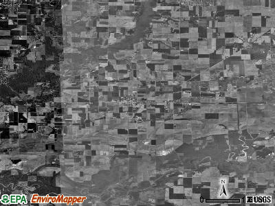 Zip code 62218 satellite photo by USGS