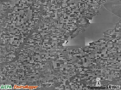 Zip code 62231 satellite photo by USGS