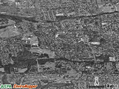 Zip code 07755 satellite photo by USGS