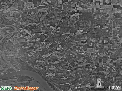 Zip code 62241 satellite photo by USGS