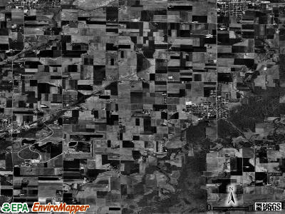 Zip code 62245 satellite photo by USGS