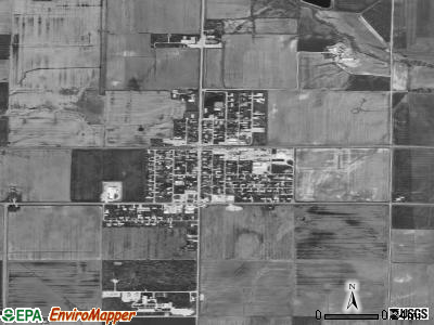 Zip code 62250 satellite photo by USGS
