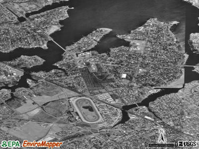 Zip code 07757 satellite photo by USGS