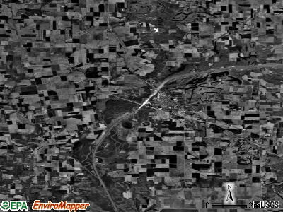 Zip code 62264 satellite photo by USGS