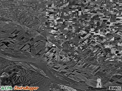 Zip code 62277 satellite photo by USGS