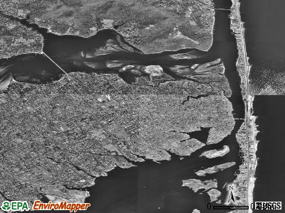Zip code 07760 satellite photo by USGS