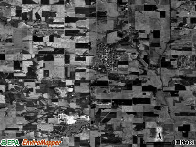 Zip code 62285 satellite photo by USGS
