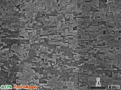 Zip code 62313 satellite photo by USGS
