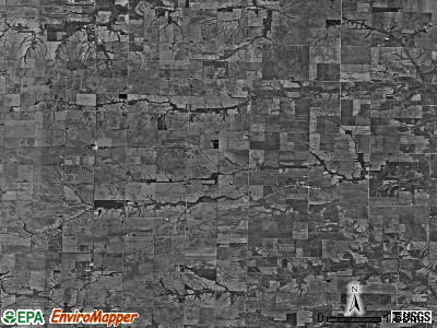 Zip code 62318 satellite photo by USGS