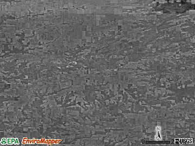 Zip code 62326 satellite photo by USGS
