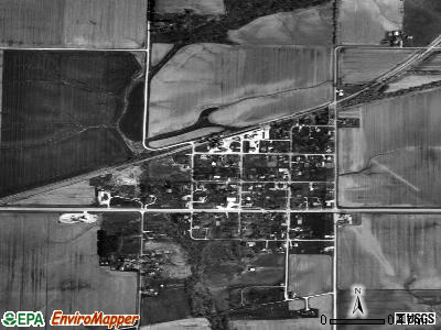 Zip code 62334 satellite photo by USGS