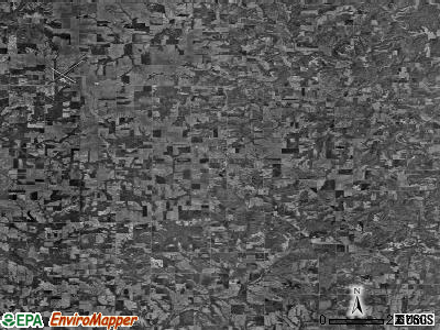 Zip code 62347 satellite photo by USGS