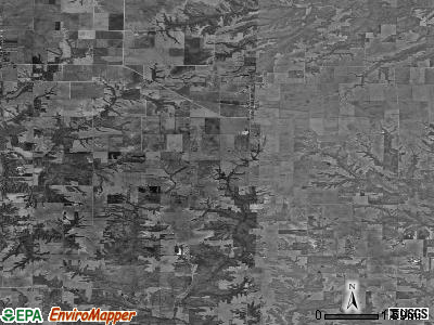 Zip code 62375 satellite photo by USGS