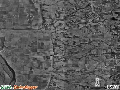 Zip code 62376 satellite photo by USGS