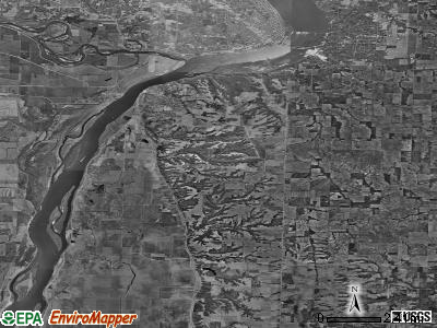 Zip code 62379 satellite photo by USGS