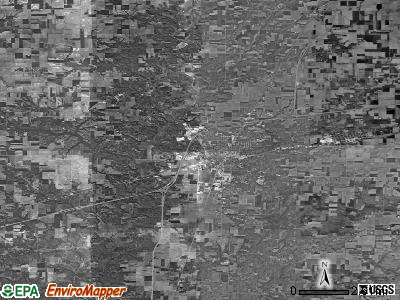 Zip code 62401 satellite photo by USGS