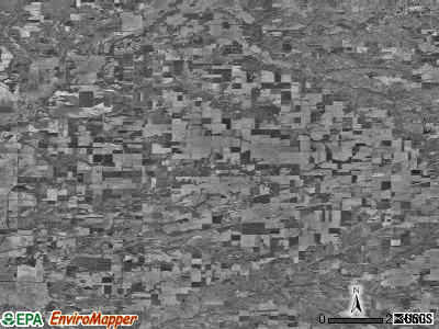 Zip code 62418 satellite photo by USGS